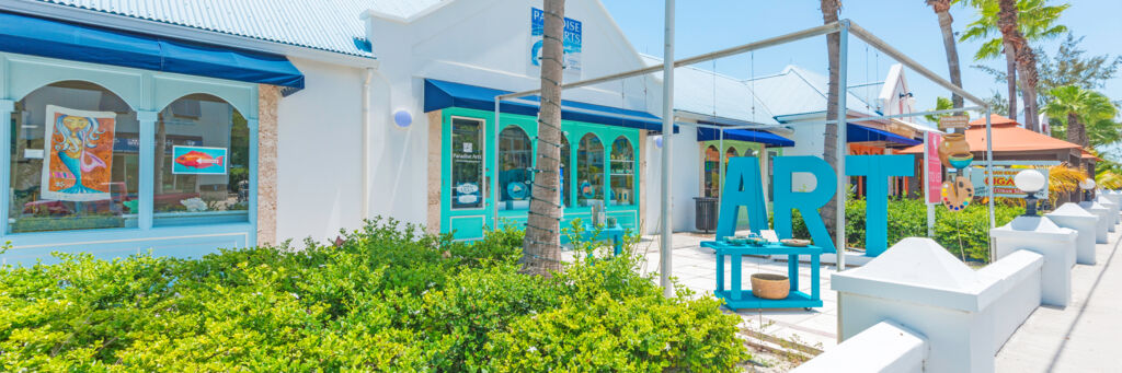 The Saltmills shopping plaza in Grace Bay, Turks and Caicos