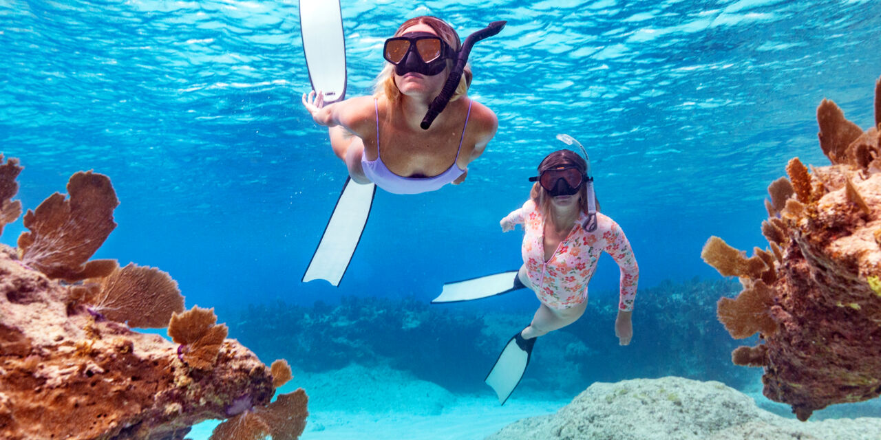 Turks and Caicos Tours and Excursions - Cover Snorkelers At West Caicos 1280x640 