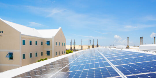 Solar installation on Providenciales in the Turks and Caicos