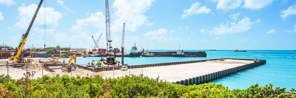 Expansion of the South Dock port in Turks and Caicos  in 2025