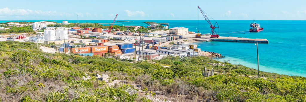 South Dock port on Providenciales