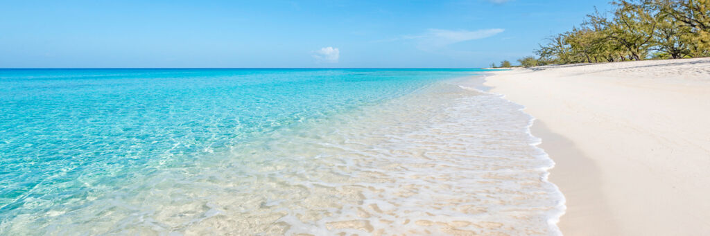 Amazing weather and ocean at Governor's Beach in the Turks and Caicos