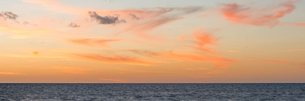 Sunset at Bonefish Point on the south-western end of Providenciales