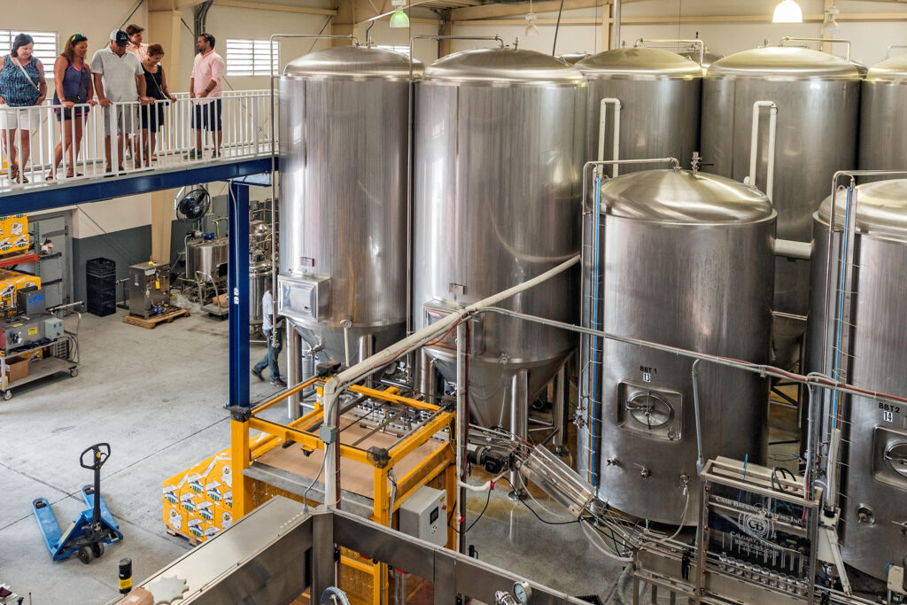 Tour at the Turk's Head Brewery on Providenciales.