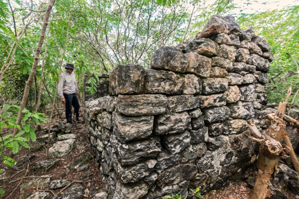 1700s Loyalist ruins in the tropical dry forests of Middle Caicos