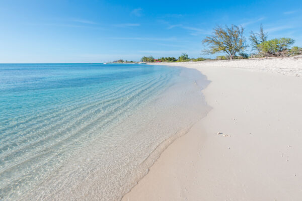 Calm ocean and weather at English Point Beach on Grand Turk