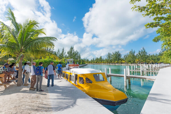 Sandy Point Marina and the North Caicos ferry