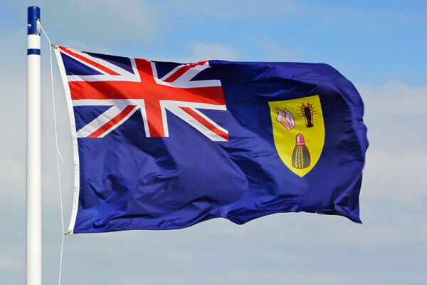 Le drapeau des îles Turques et Caïques