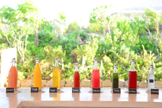 Fresh juice at Sailrock Resort