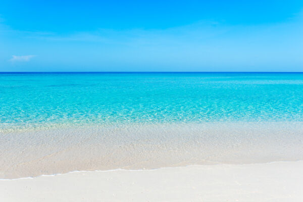 The beautiful Governor's Beach in the Turks and Caicos