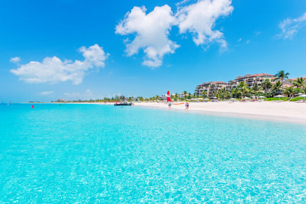 Grace Bay Beach in the Turks and Caicos