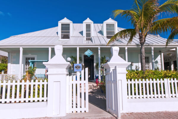 The Grand Turk Inn accommodation on Front Street in Cockburn Town