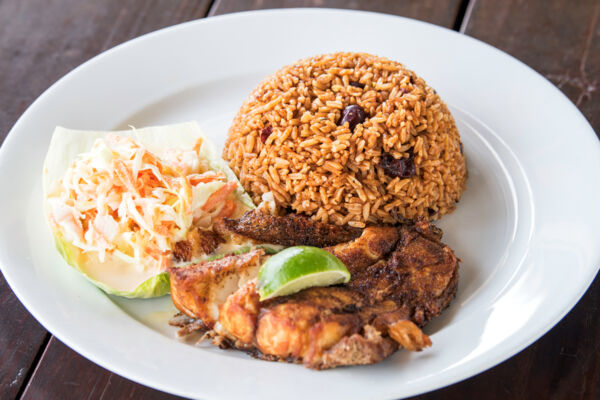 Turks and Caicos grouper dinner