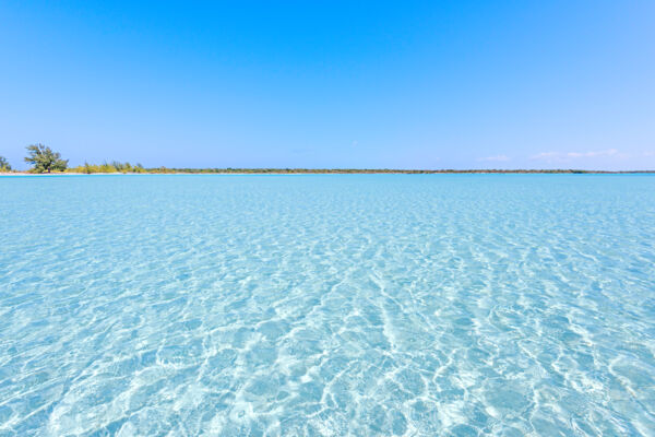 Topaz water at Half Moon Bay in the Turks and Caicos