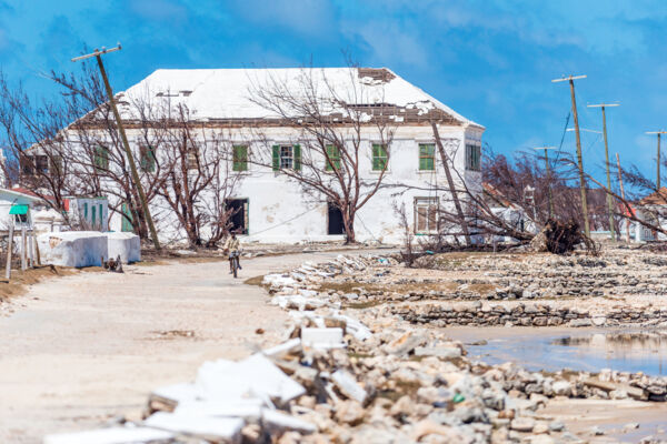 The Harriett White House after Hurricane Irma in 2017