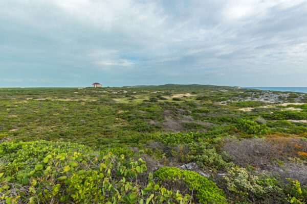 Panoramic view of the Highlands and Highlands House on South Caicos.