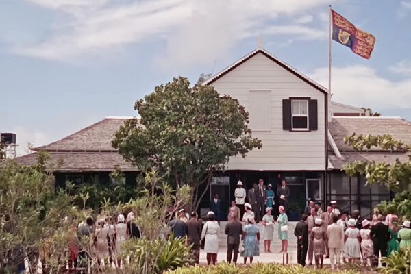 H.M. Queen Elizabeth II at Waterloo on Grand Turk.