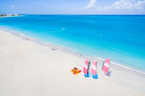 Sailboats at Grace Bay