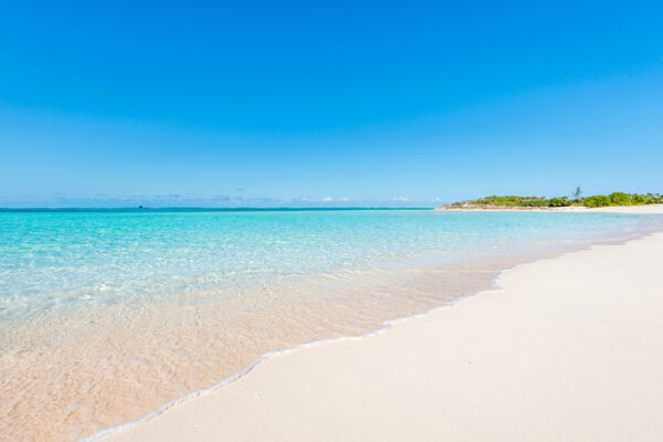 The beautiful  Hollywood Beach on North Caicos