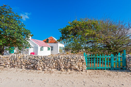Small homestead in the residential South District on Salt Cay
