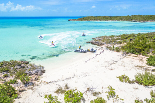 Jet ski tour in Turks and Caicos