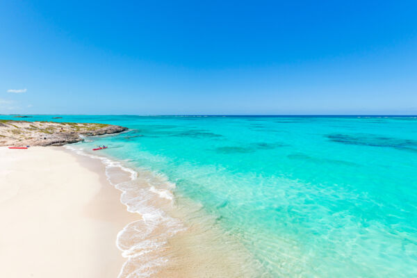 Kayaks at Joe Grant Cay in the Turks and Caicos