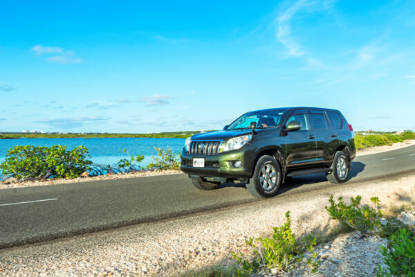 Green Land Cruiser in the Turks and Caicos