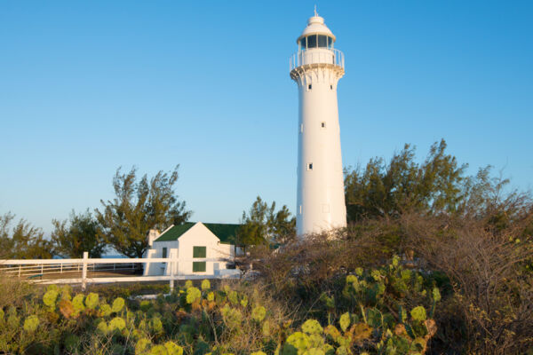 The Grand Turk Lighthouse at sunset