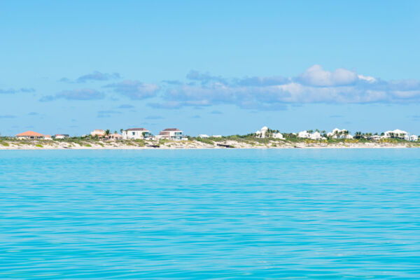 Homes at villas at Long Bay Beach on Providenciales.