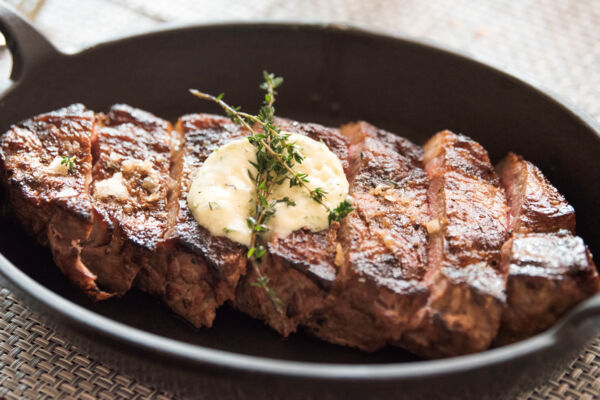 New York strip steak in Turks and Caicos