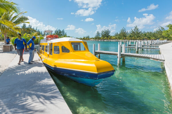 North caicos ferry at Sandy Point Marina