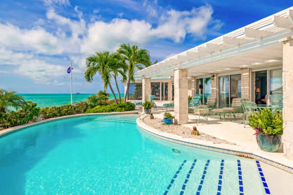 Pool at On the Rock Villa in the Turks and Caicos