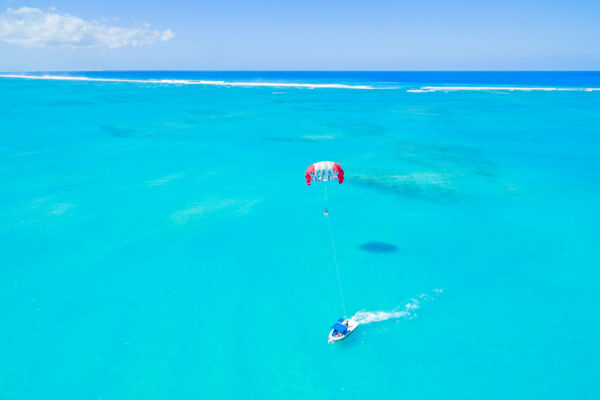 Parasailing at Providenciales