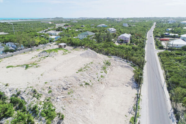 Quarry site in the Turks and Caicos