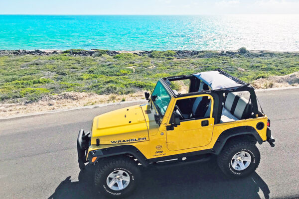 Rental Jeep Wrangler in the Turks and Caicos