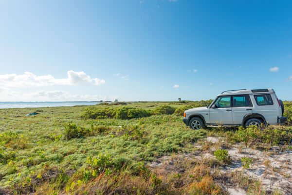 Rental 4x4 SUV at Middle Caicos