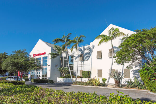 The primary Scotia Bank branch in the Turks and Caicos, located on Leeward Highway on Providenciales