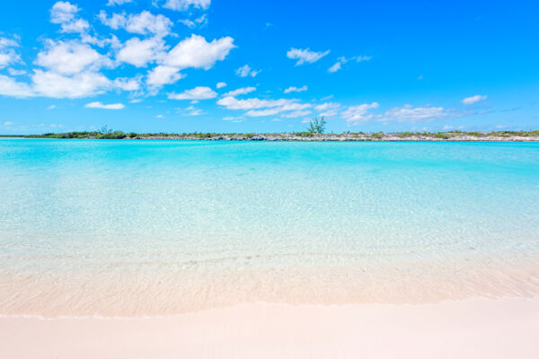 Secluded beach in the Turks and Caicos