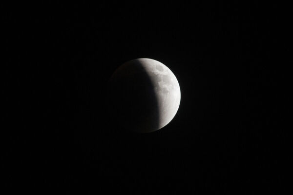 2015 lunar eclipse as seen from Providenciales in the Turks and Caicos