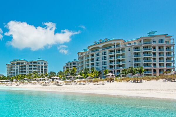 The luxury Seven Stars Resort on Grace Bay Beach in the Turks and Caicos