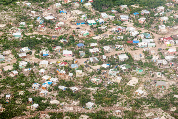 Slum in Turks and Caicos