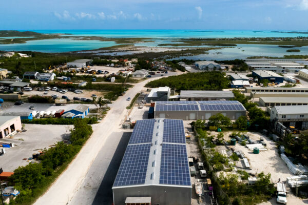 Solar installation in the Turks and Caicos