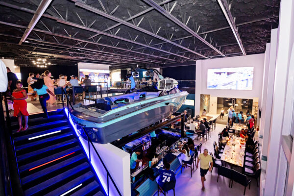 Interior of a sports bar in Turks and Caicos. 