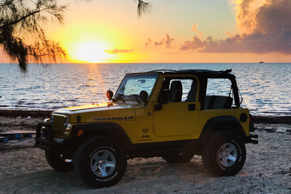 Jeep Wrangler in Turks and Caicos