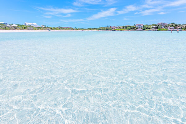Clear ocean water at Taylor Bay Beach on Providenciales