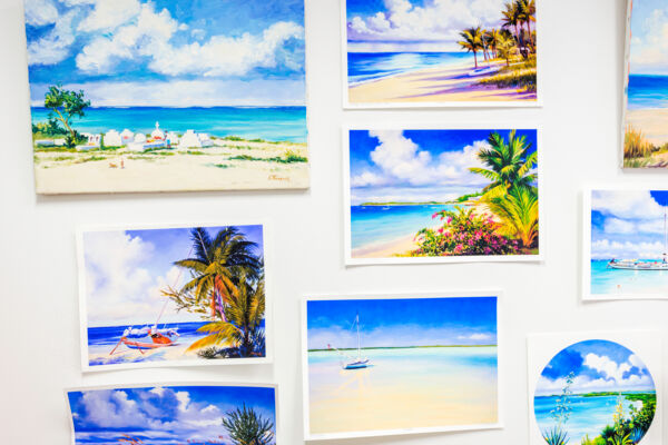 Water colour prints from the Turks and Caicos