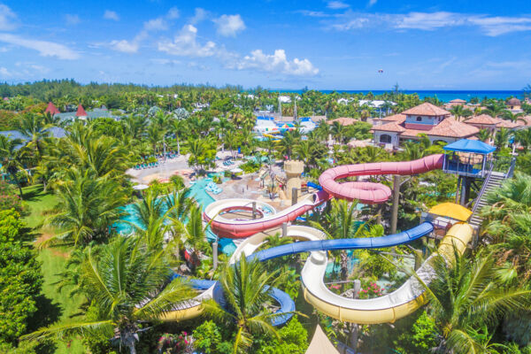 Water slides at Beaches Turks and Caicos