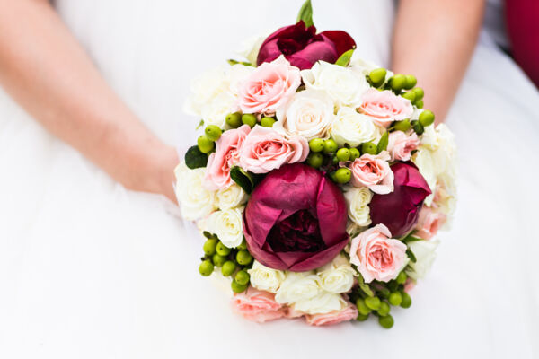 Wedding bouquet in Turks and Caicos