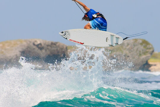 Kiteboarder at Mudjin Harbour