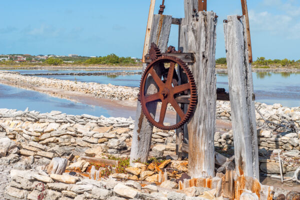 Ruins of the salt industry on South Caicos